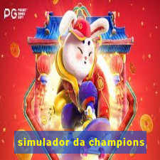 simulador da champions